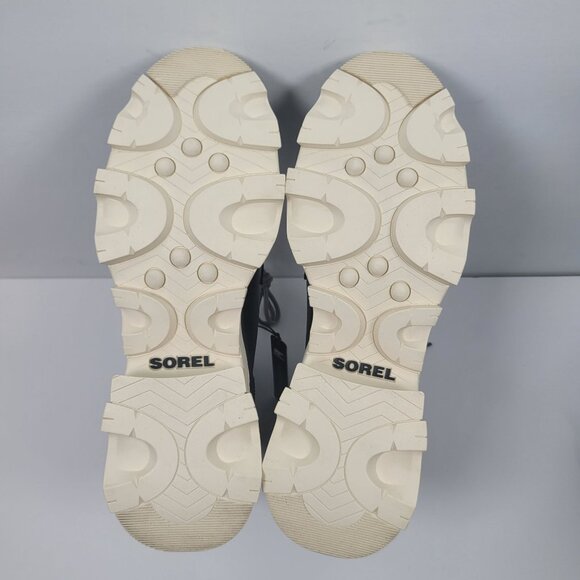 Sorel Brex Lace Up Women's Black Leather Boots NL4305-010 US Size 9 NWT - Picture 10 of 12